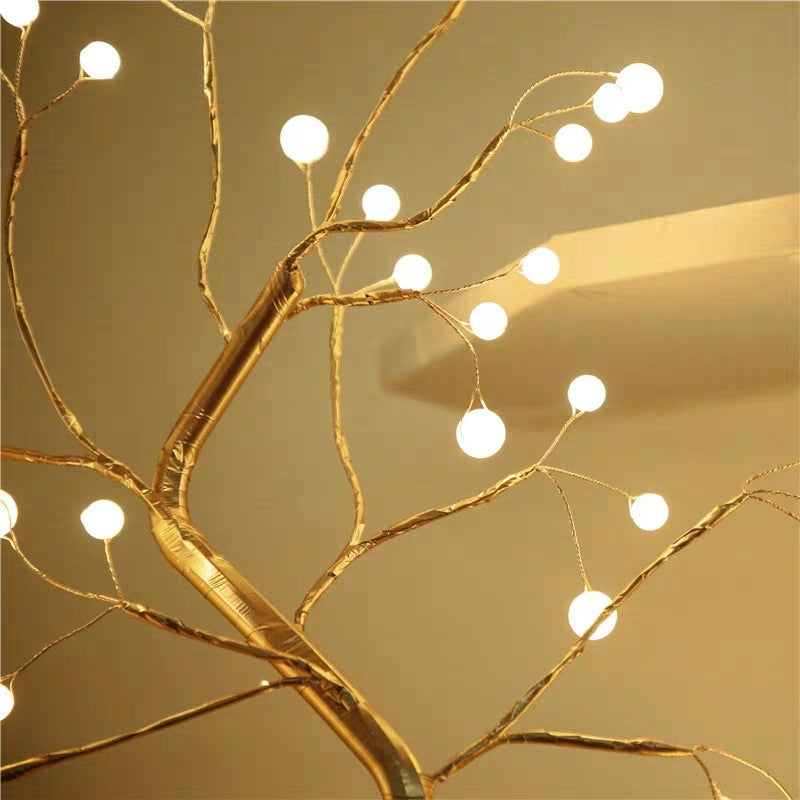 Lámpara LED de Cobre para Dormitorio