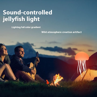 Lámpara LED de medusas decorativa para mesilla o escritorio